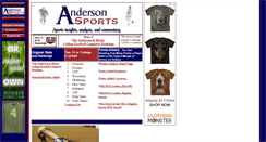 Desktop Screenshot of andersonsports.com